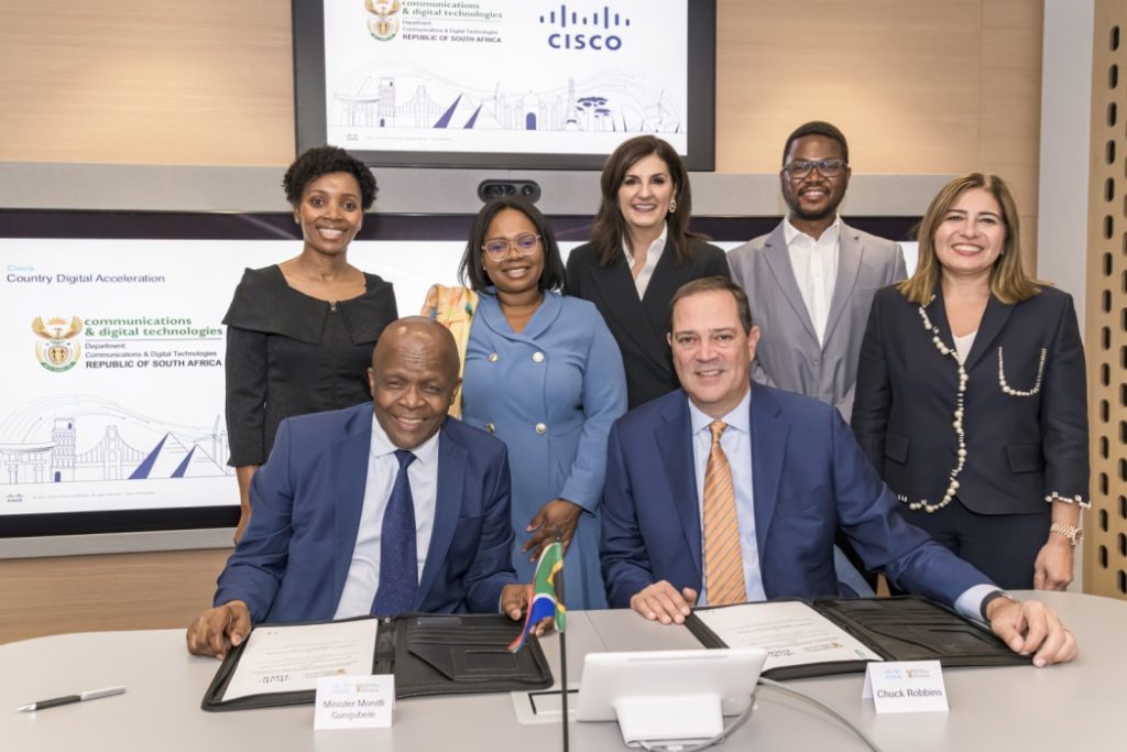 Cisco South Africa CDA signing ceremony