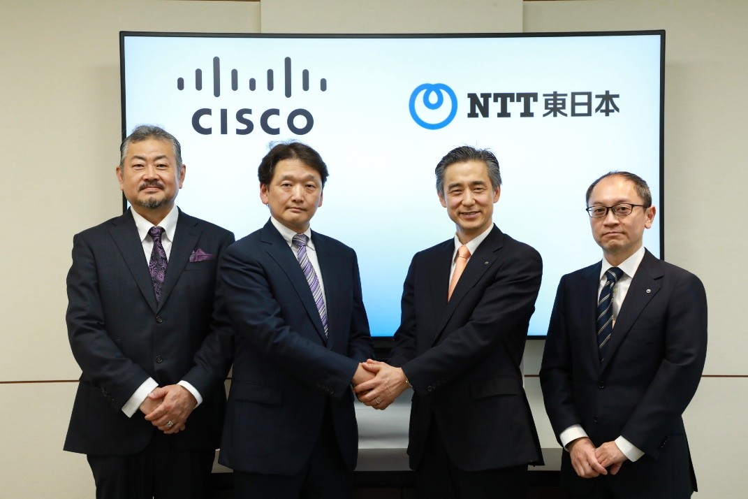 Cisco and NTT East executives
