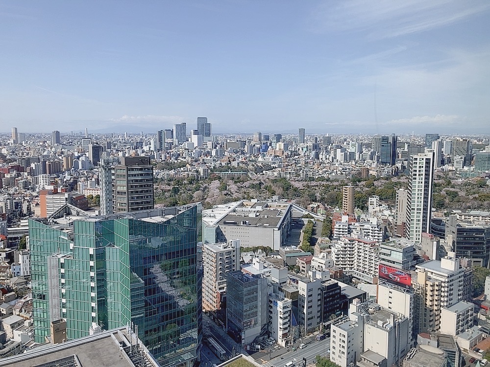 東京ミッドタウンオフィスからの眺望