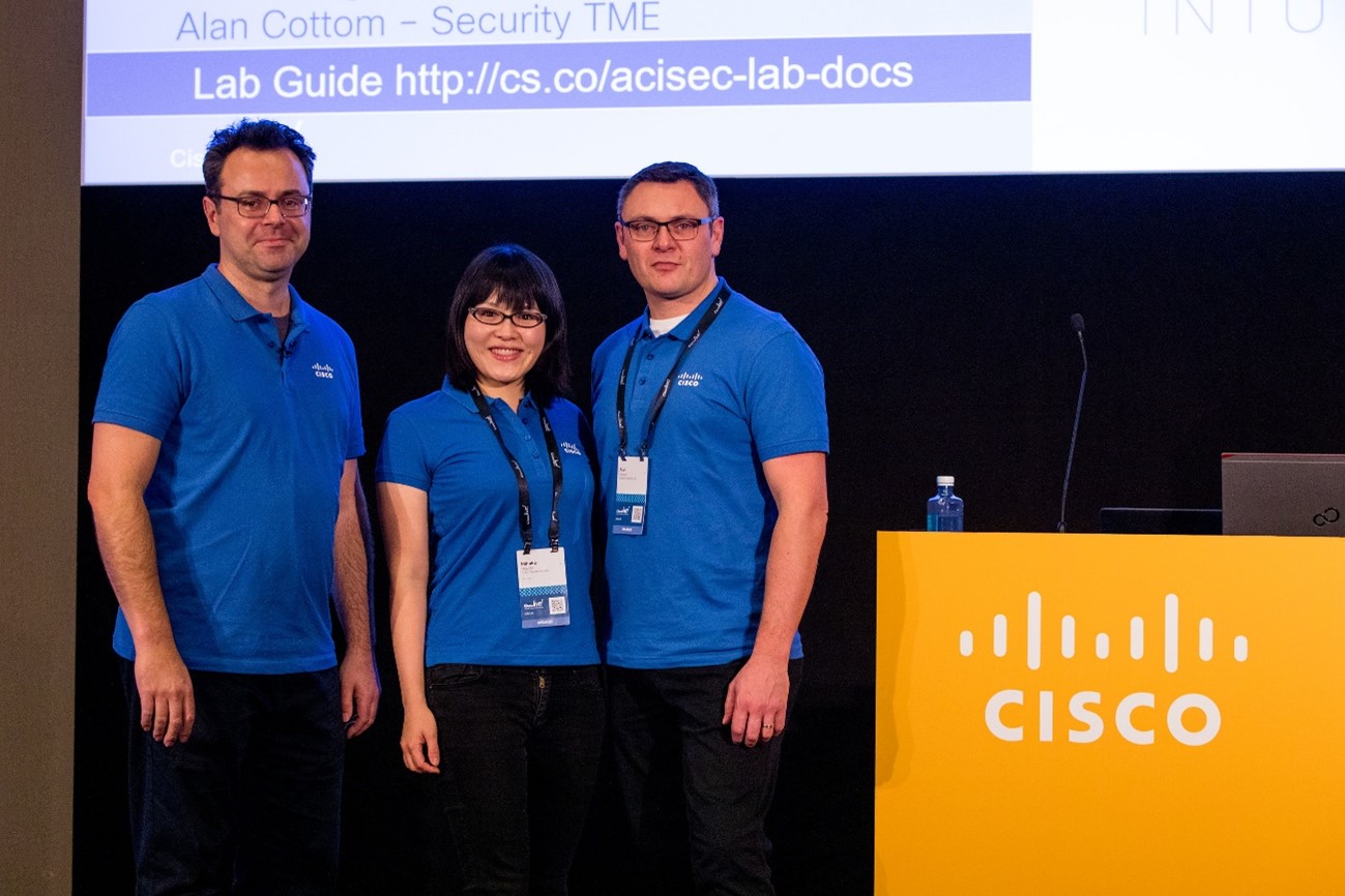  シスコ主催のグローバルイベント ”Cisco Live” で参加者向けに製品に関するレクチャーを実施
