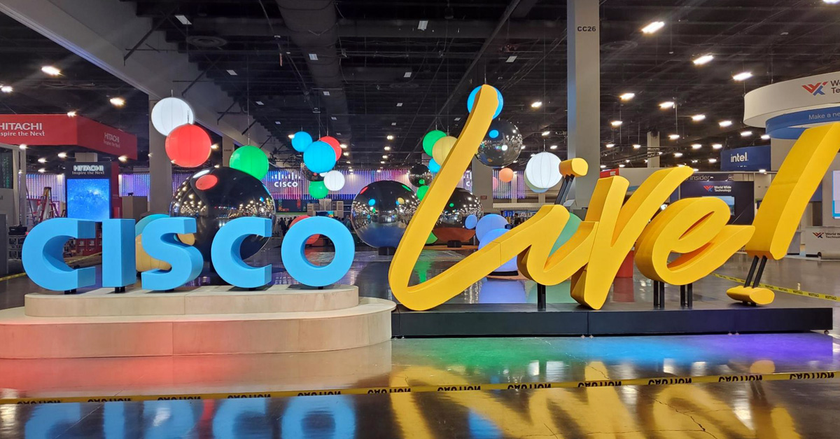 Cisco Live Event sign