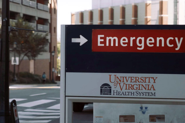 UVA Health System Emergency Sign