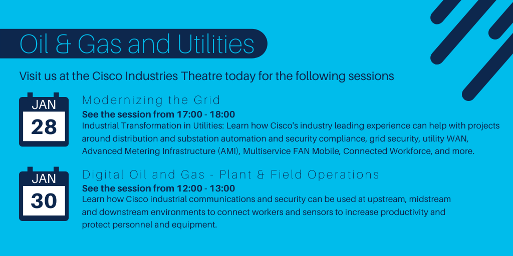 oil, gas, and utilities sessions
