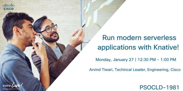 Run modern serverless applications with Knative!