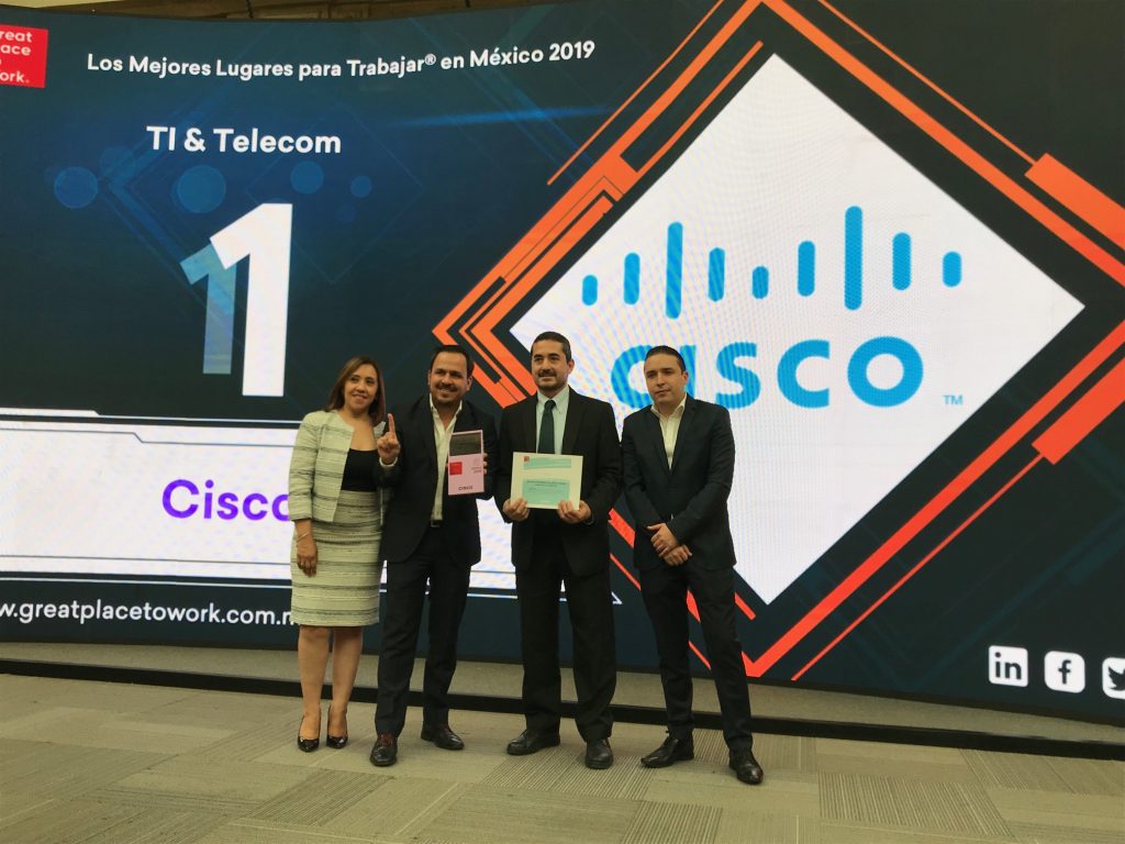 Obtiene Cisco México, Reconocimiento Como La Mejor Empresa Para ...