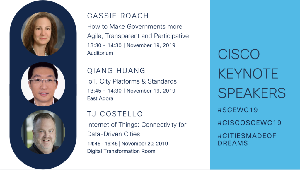 Cisco Keynote Speakers at Smart City Expo World Congress