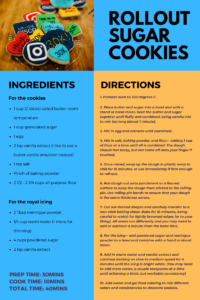 A recipe for Ileana's Rollout Sugar Cookies.