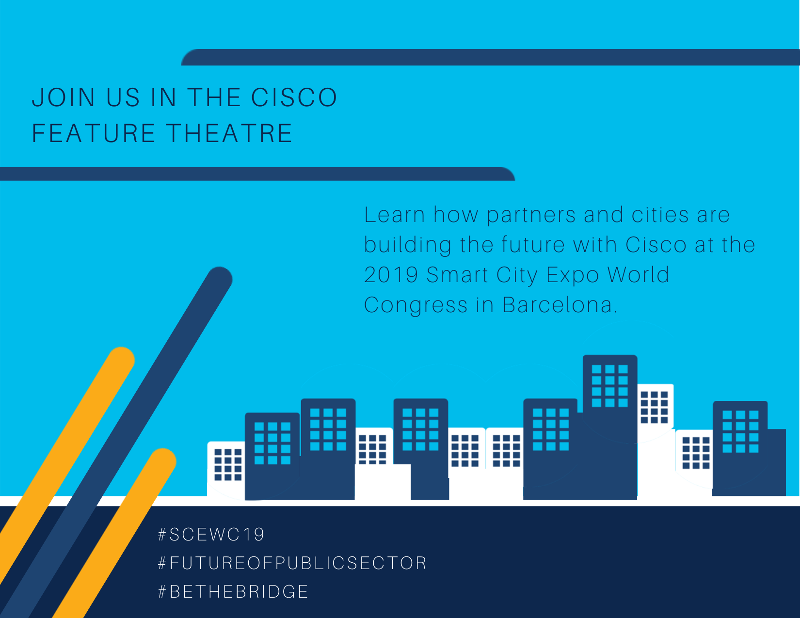 Join Cisco at the Cisco Feature Theatre during Smart City Expo World Congress