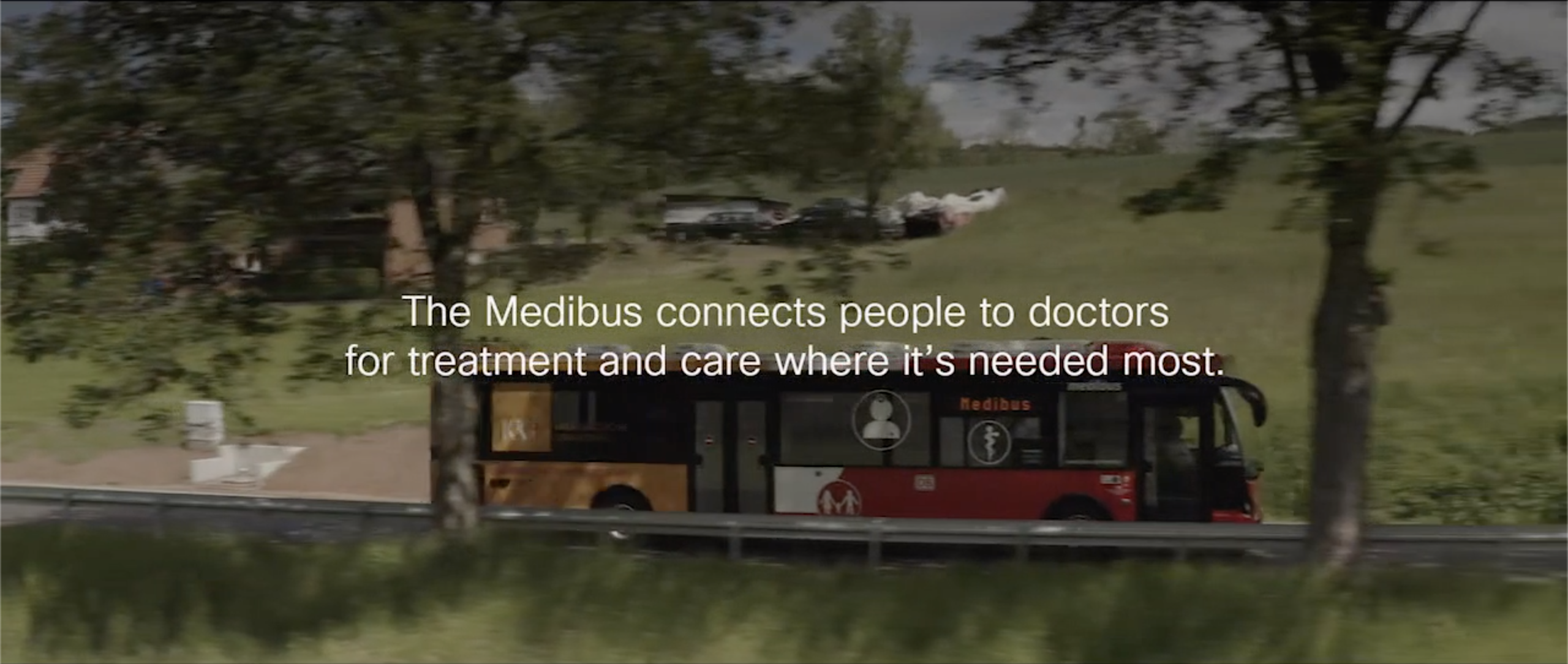 The Medibus connects people to doctors for treatment and care where it's needed most.