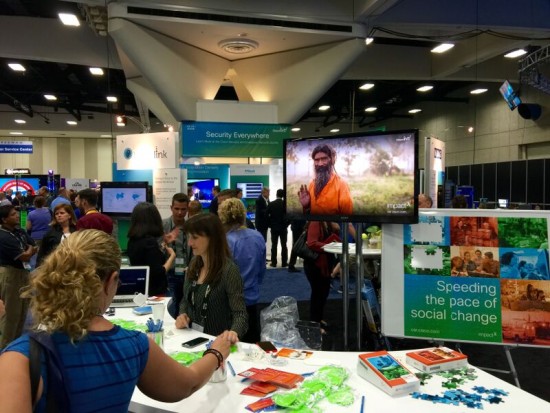 At the Cisco CSR Booth in the World of Solutions, our partners are sharing their stories of creating social change around the world.