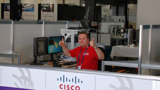 Jean-Philippe competed in Skill #39 -- IT Network Systems Administration -- which is sponsored by Cisco.