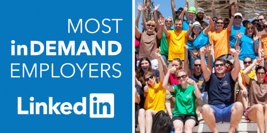 LinkedIn Most inDemand employers