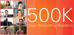 Cisco Networking Academy 500K Fans