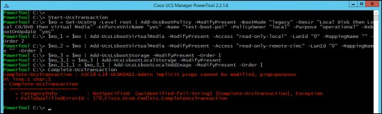 Error running generated PowerTool Cmdlets