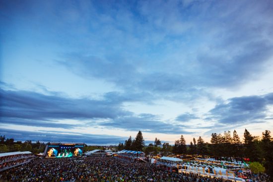 bottlerock napa valley from the air