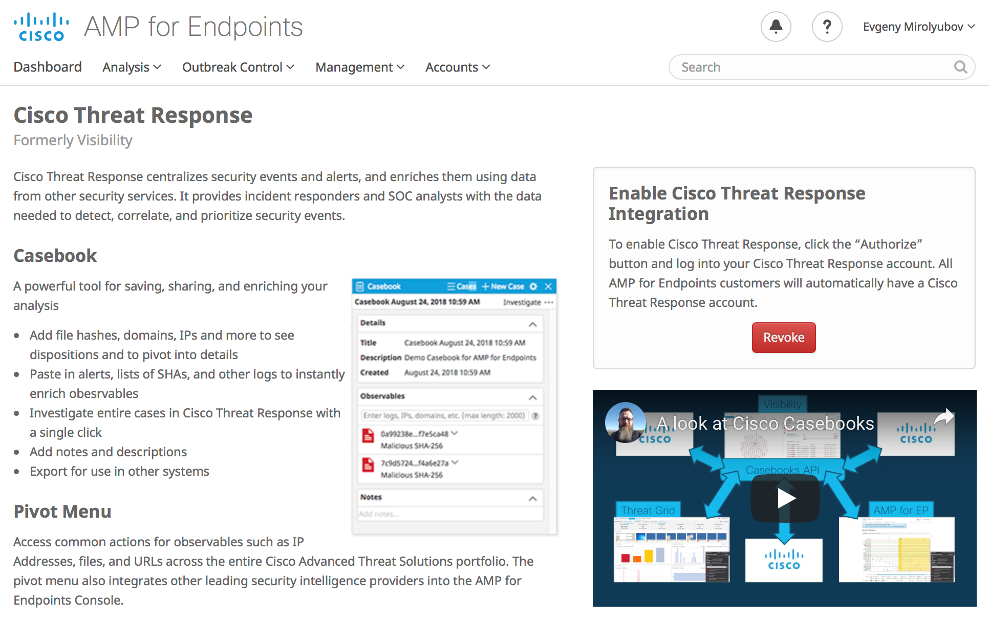 Cisco Threat Response