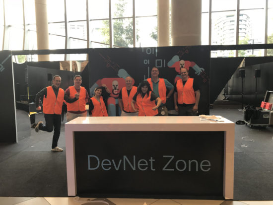 DevNet Zone Builders at Cisco Live Melbourne