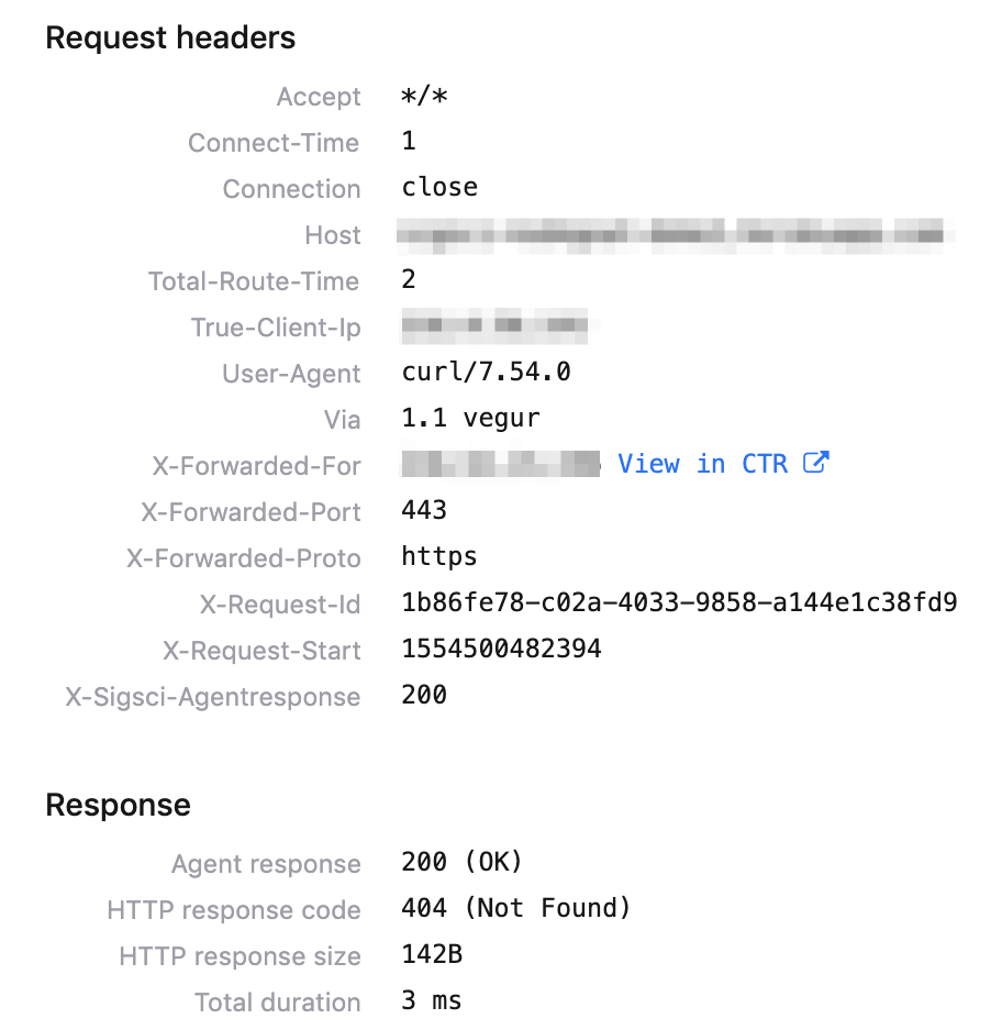 Signal Sciences - Request Headers