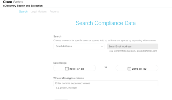 Secure and Compliant Collaboration with Webex Teams