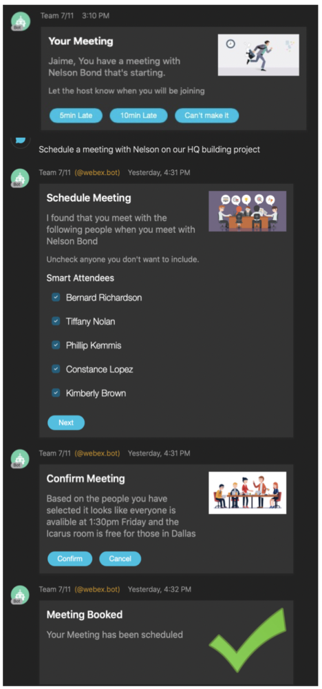 Showcasing the new Webex Teams & Buttons & Cards