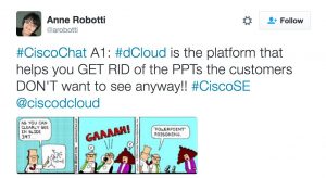 Anne Robotti Cisco Chat dCloud