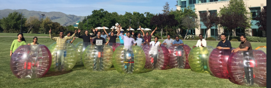 Bubble Soccer Team photo