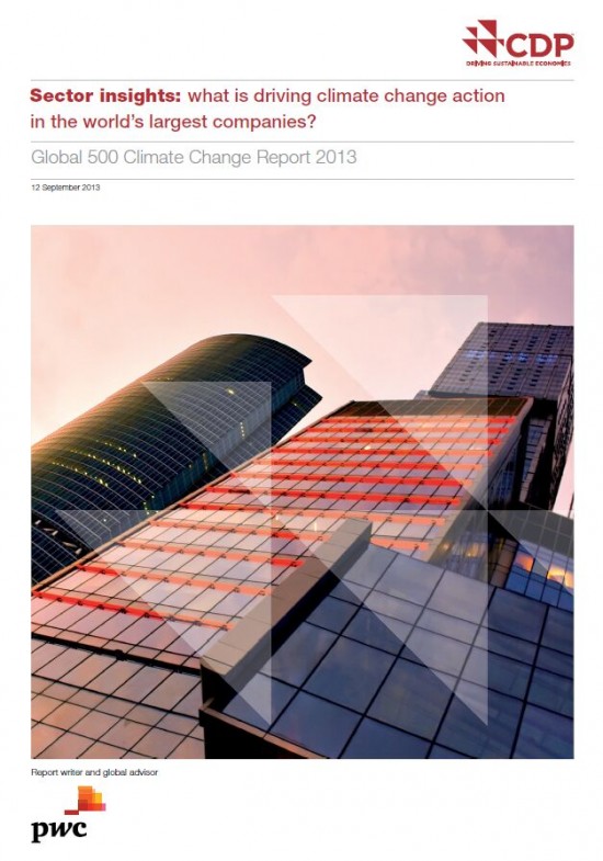 CDP Global 500 report cover page