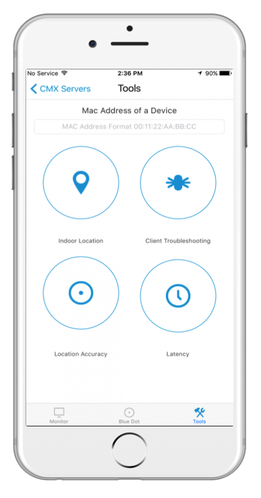CMX Admin mobile app screenshot 3 with iPhone bezel