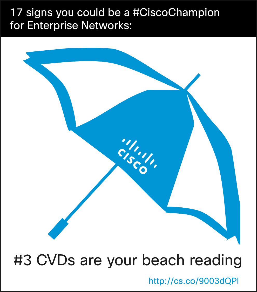 Cisco Champions CVD Beach Reading