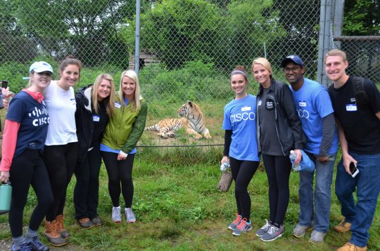 Early in Career Group at Carolina Tiger Rescue