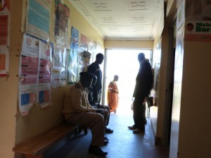 Masai woman arriving at Sekenani Community Health Centre.