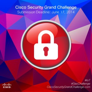 Cisco Security Grand Challenge: you have until June 17th 2014 to make a submission at CiscoSecurityGrandChallenge.com