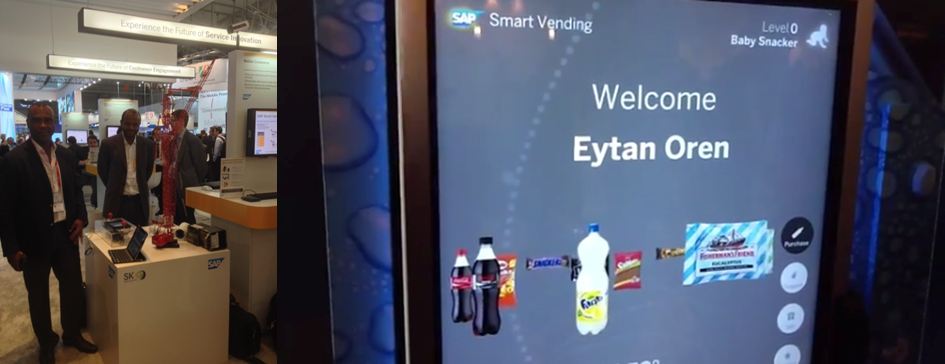 Connected Vending Machine at MWC14