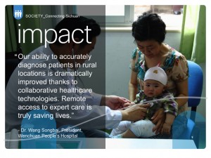 Cisco focused on creating a networked medical delivery system that would bridge the gap between urban and rural healthcare. 