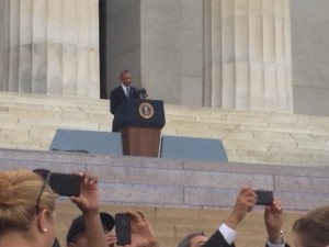 President Obama's speech on Dr. King's legacy and dream. 