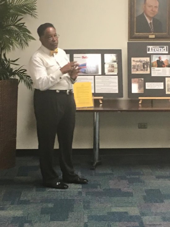 Clarence Fort speaking in Tampa, Florida.