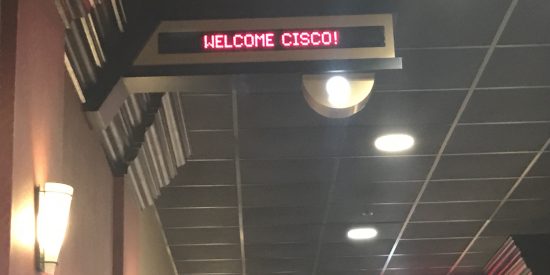 Movie theater sign