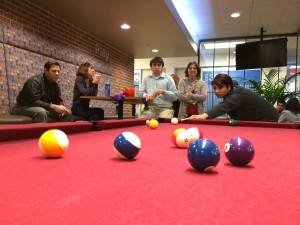 Digital Hoopla Team Playing Pool
