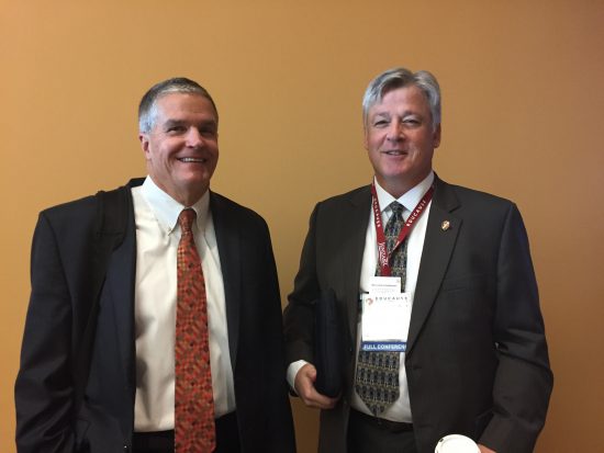 (Peter Romness, left and Bob Turner, CISO at the University of Wisconsin-Madison) 