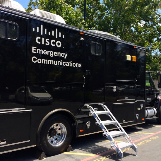 The NERV is fully-functional fifteen minutes after arriving on scene, providing networked, IP communications for emergency responders