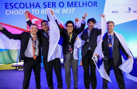Each of the 2015 medal winners in IT Network Systems Administration are Cisco Networking Academy students