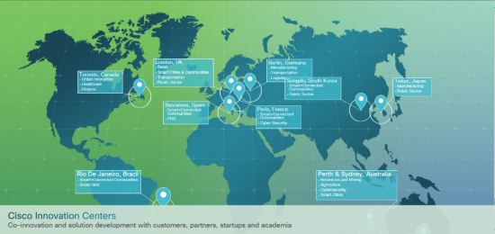 Innovation Center Interactive Map