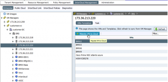 Migrate VM