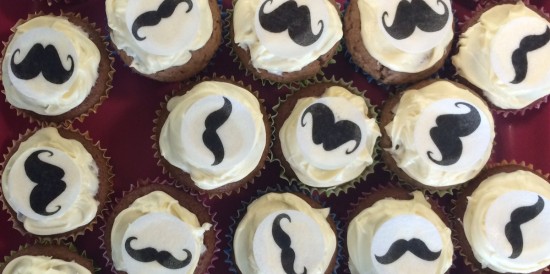 Movember cupcakes