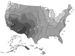 NREL solar map