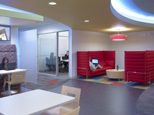 Open Office Space at Cisco's Building Eight