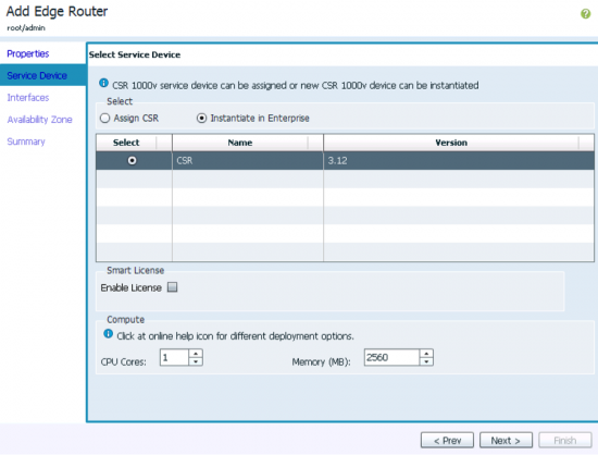 PNSC-CSR-Instantiation