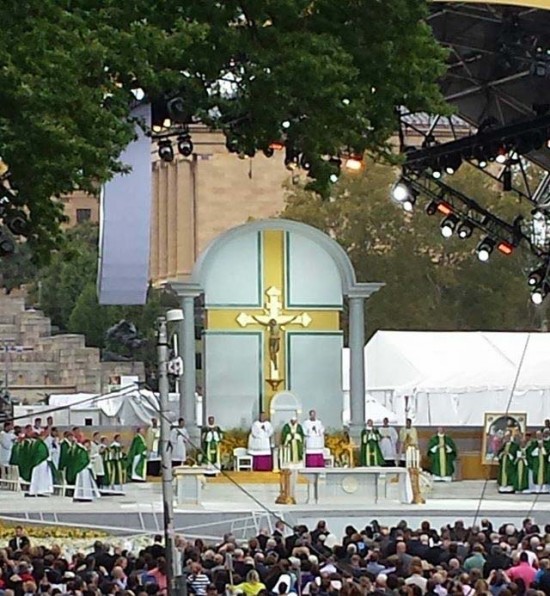 Pope's visit to Independence Hall in Philadelphia, September 27, 2015