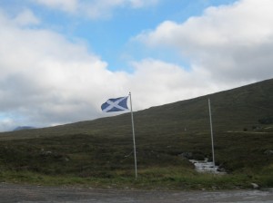 It was windy! - very windy!! - as we cycled through the remote West Highlands of Scotland