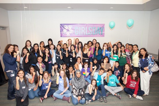 47 girls from 9 schools attended the Girls in ICT Day event at Cisco headquarters in San Jose, California. Here the girls share their favorite activities with the group.